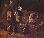 Jean Francois Millet Pack the hay oil on canvas